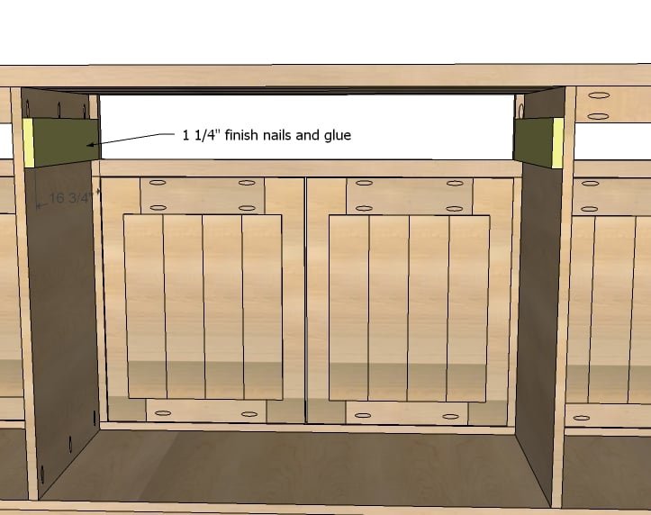 Planked Wood Sideboard — step 13