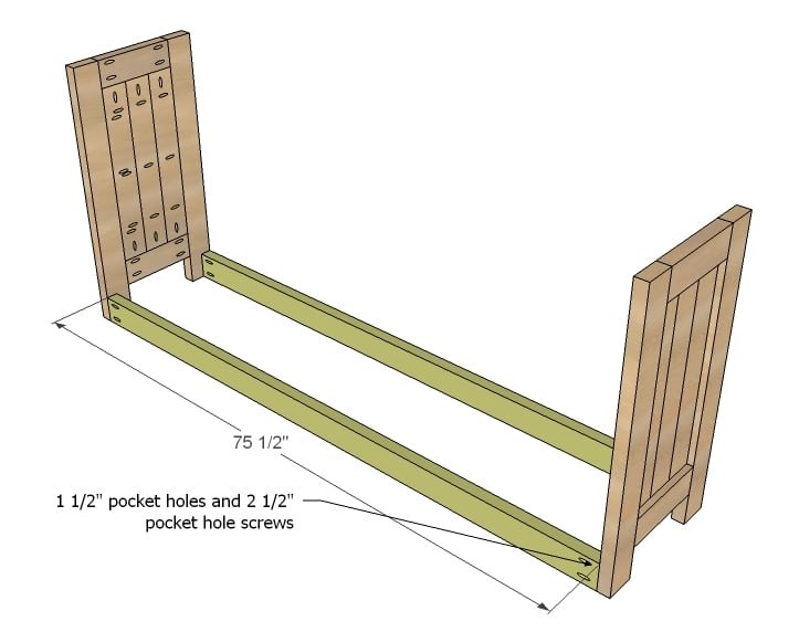 Planked Wood Sideboard — step 2