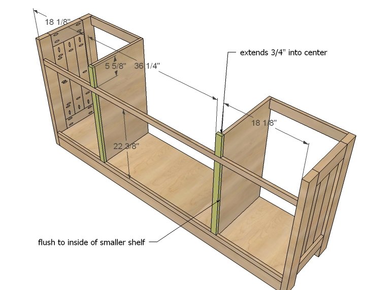 Planked Wood Sideboard — step 7