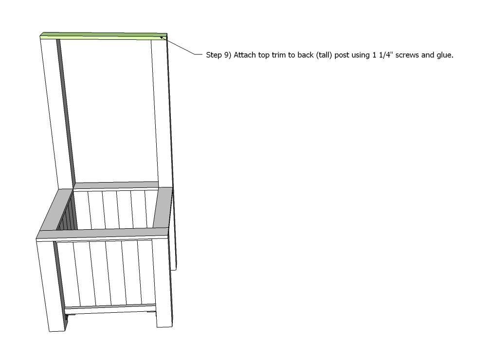Planter Box with Trellis — step 10