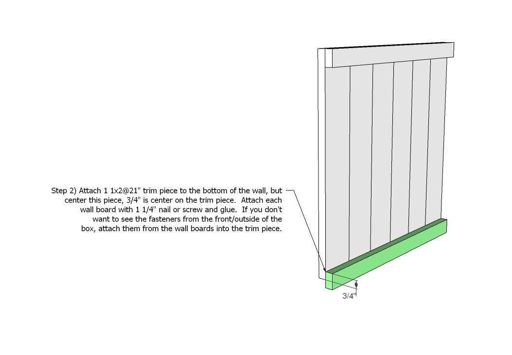 Planter Box with Trellis — step 2
