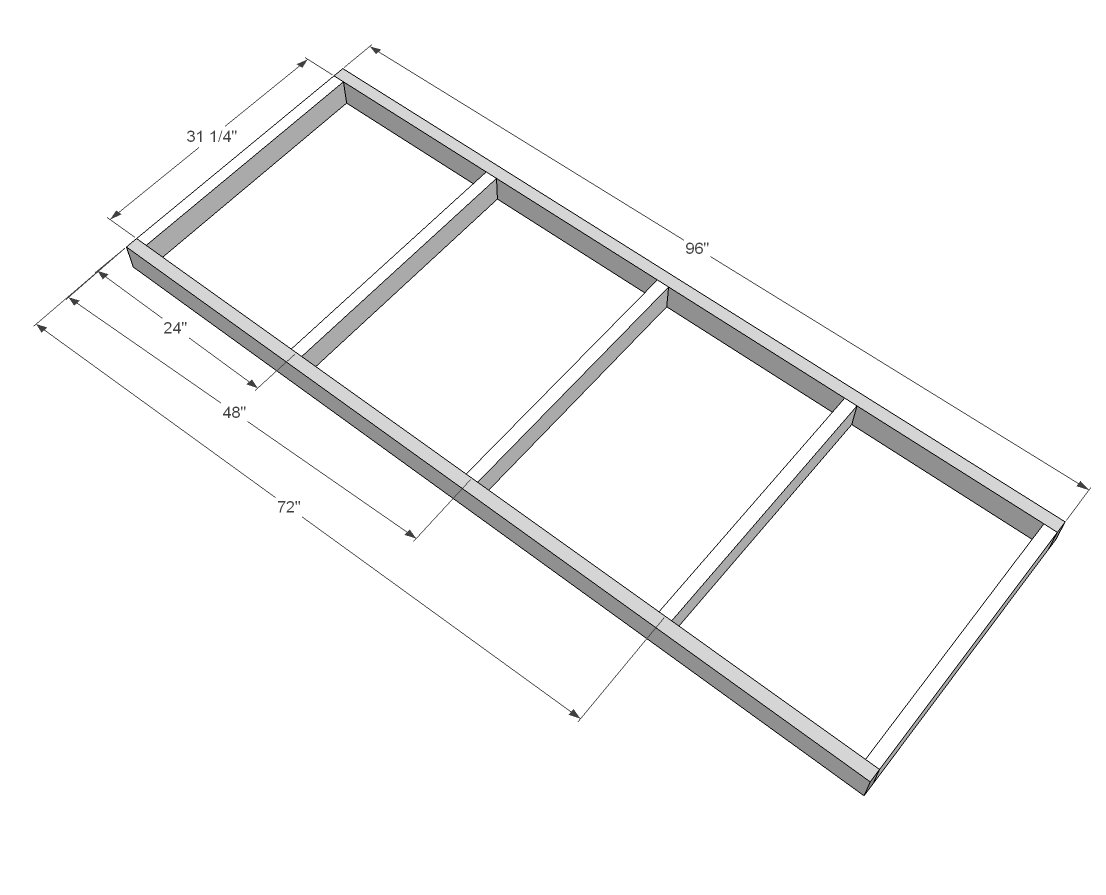 Platform Outdoor Sectional — step 1