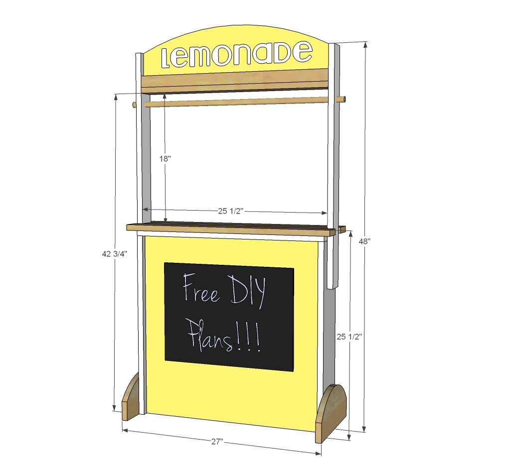 Play Stand dimension diagram 1