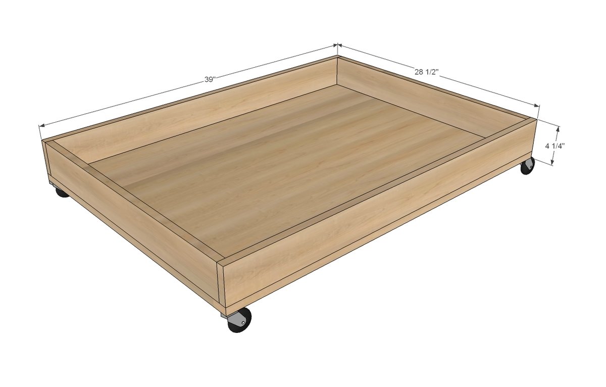 Play Train Table Trundle dimension diagram 1