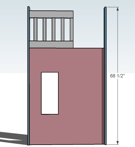 Playhouse Loft Bed — step 19