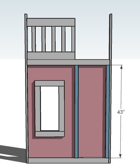 Playhouse Loft Bed — step 22