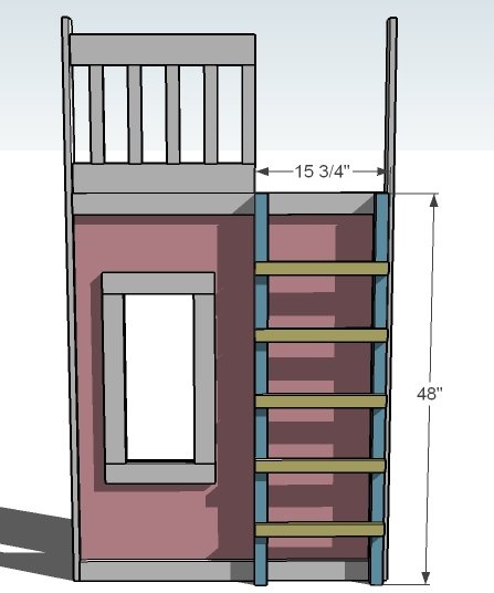 Playhouse Loft Bed — step 24