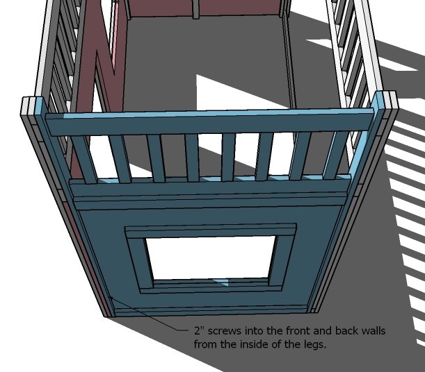 Playhouse Loft Bed — step 25