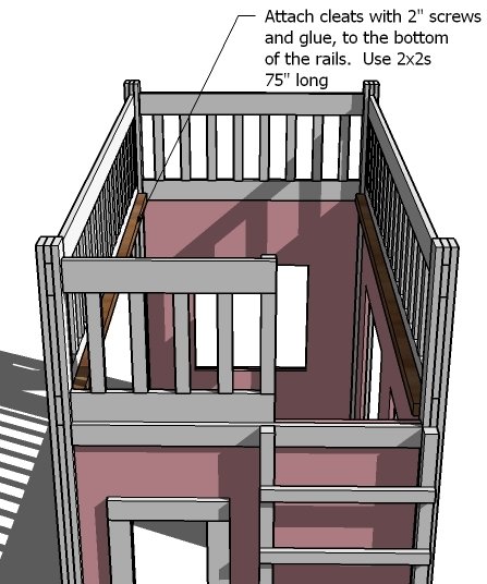 Playhouse Loft Bed — step 26