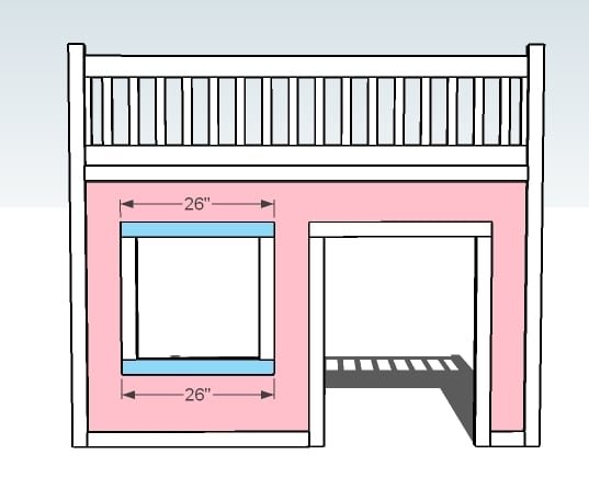 Playhouse Loft Bed — step 8