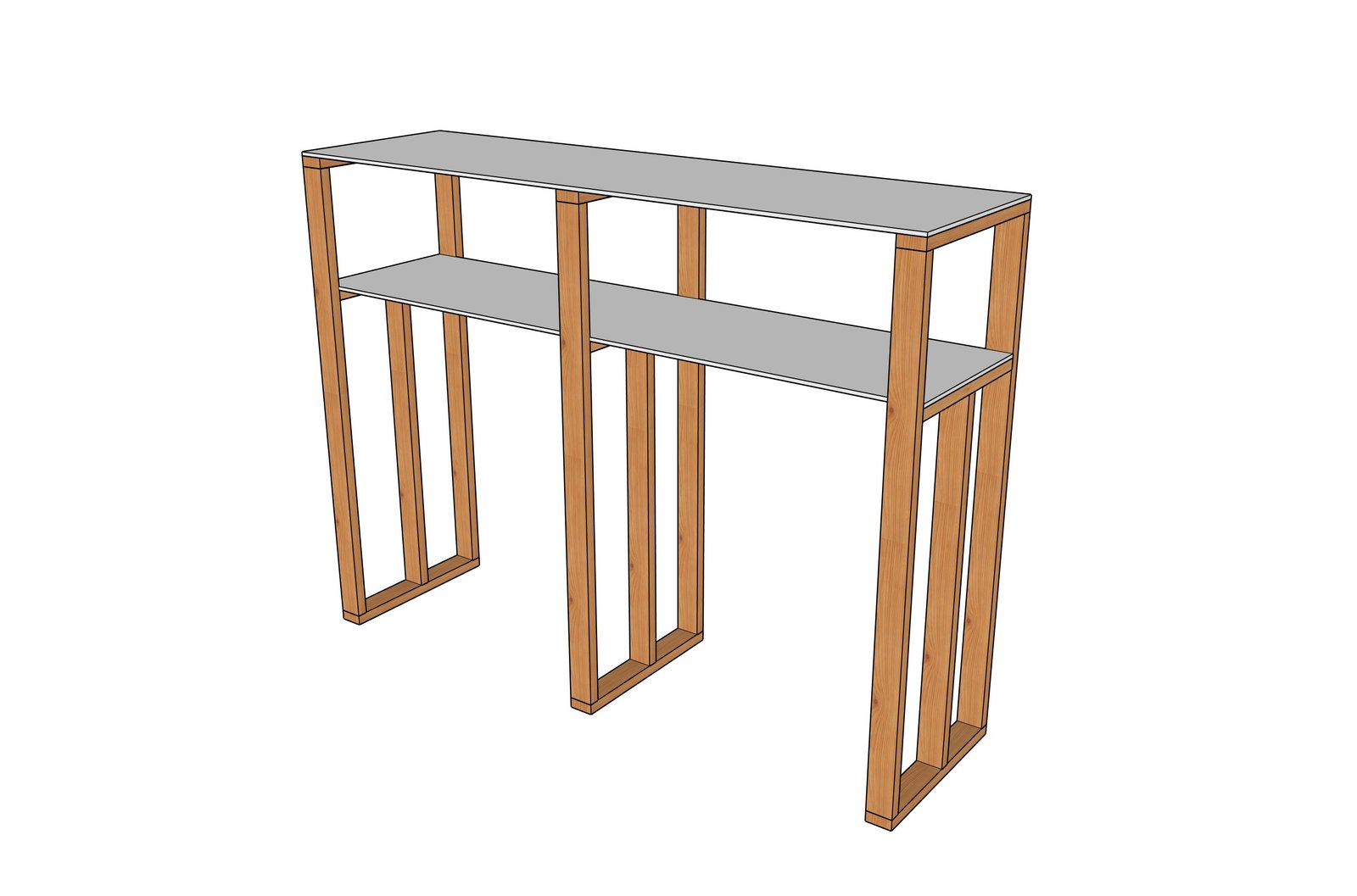Plywood and Lumber Storage System — step 4