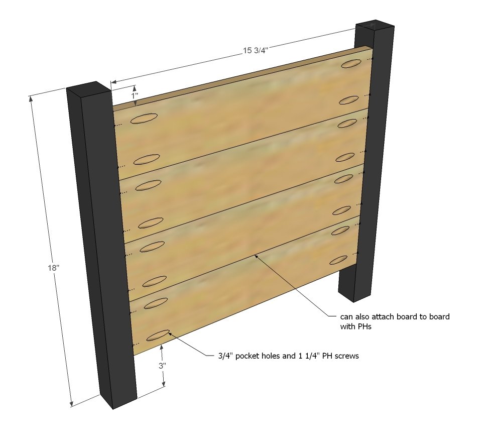 Pocket Hole Planters — step 1