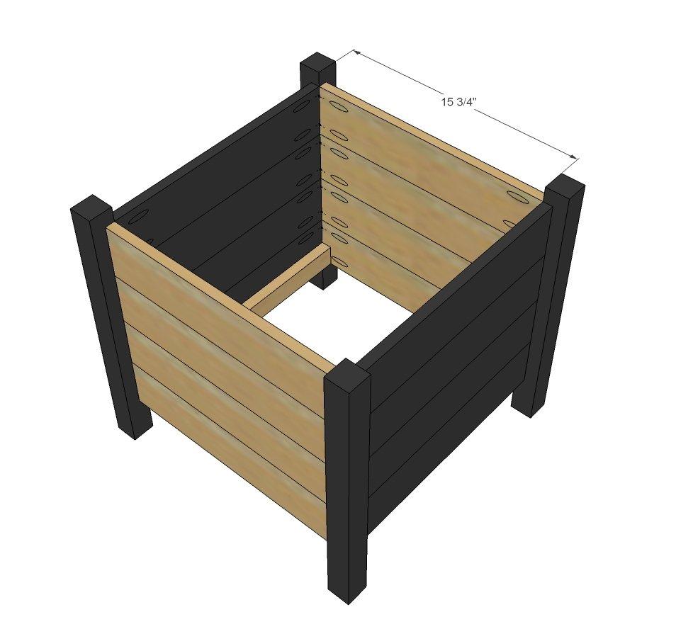 Pocket Hole Planters — step 3