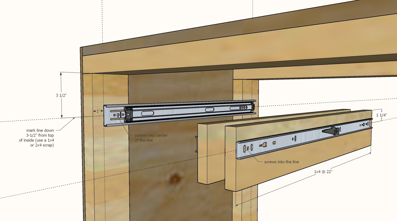 Pony Wall Workbench — step 6