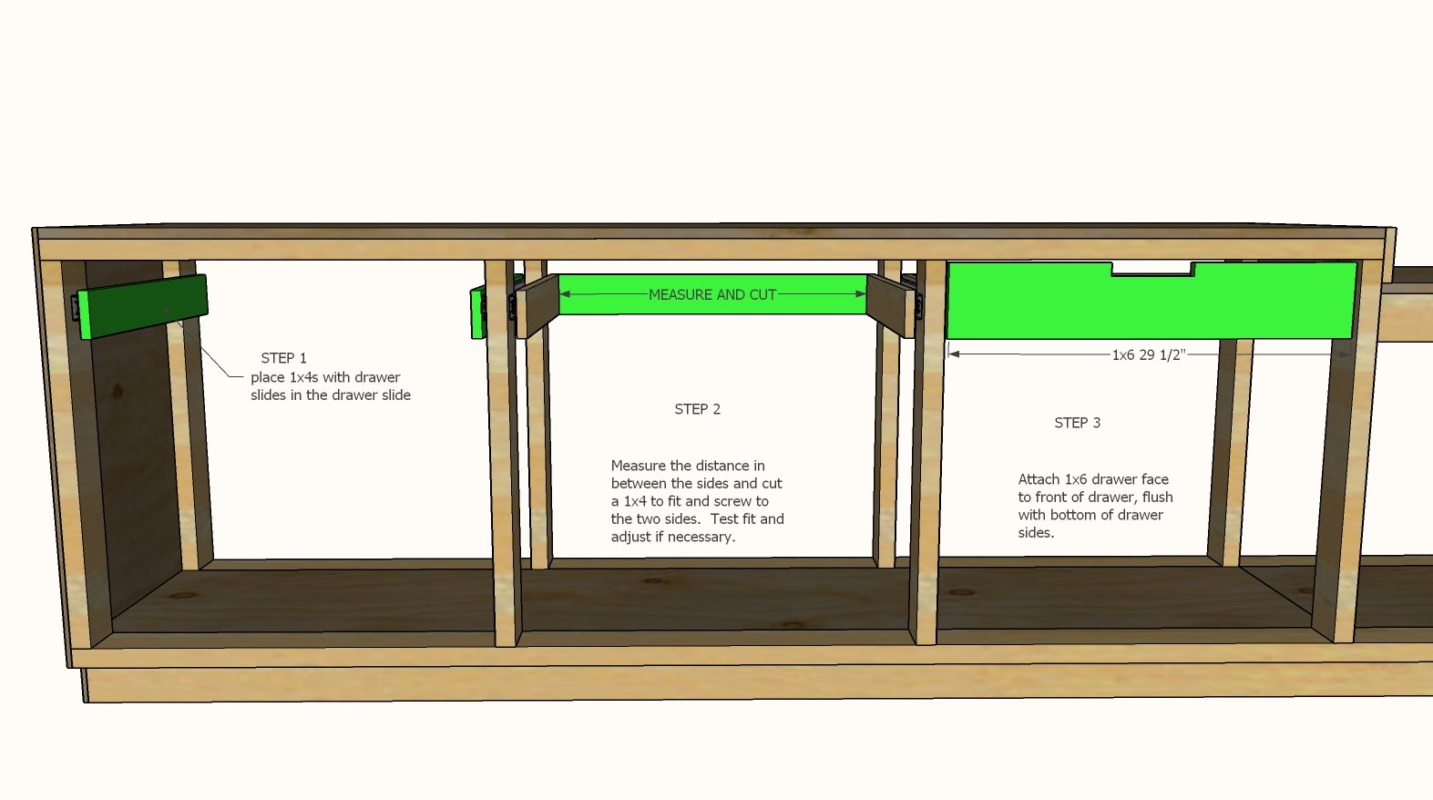 Pony Wall Workbench — step 7