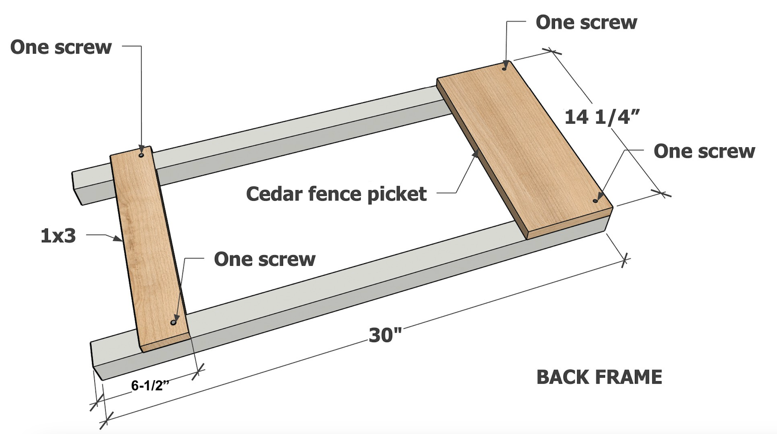Portable Two Piece Wooden Beach Chair with — step 1