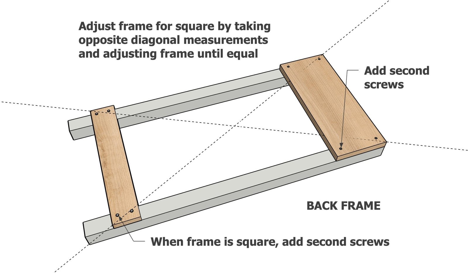 Portable Two Piece Wooden Beach Chair with — step 2