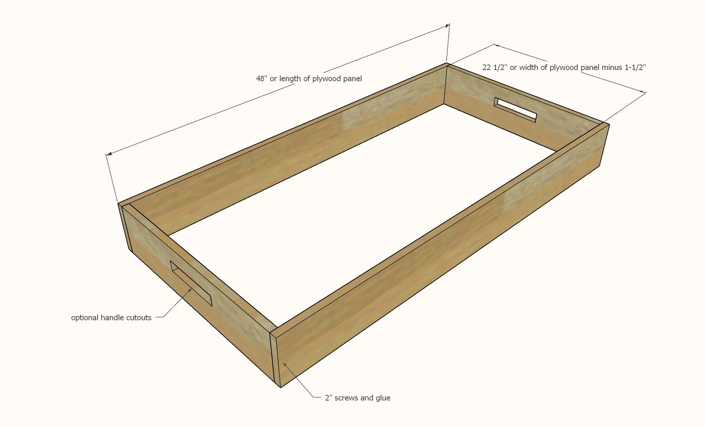 Portable Workbench “Woodshop in a Box” — step 1