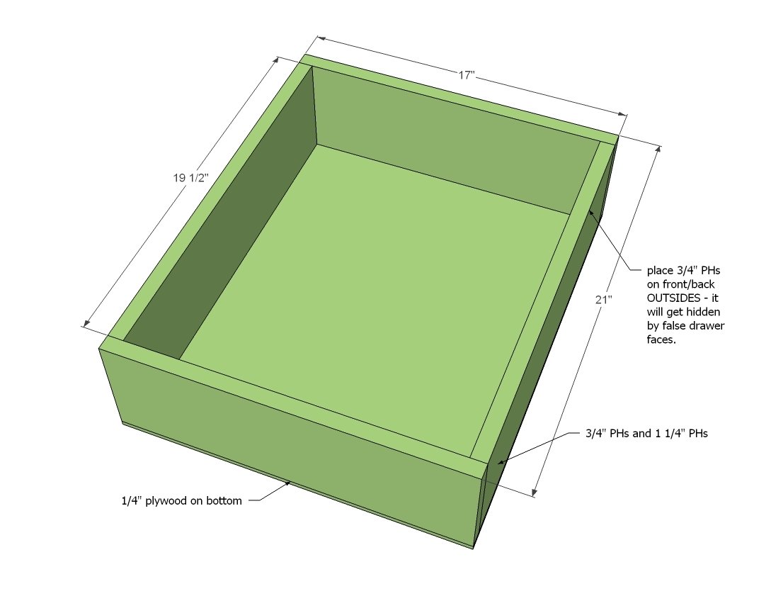 Printers Triple Console Cabinet — step 9