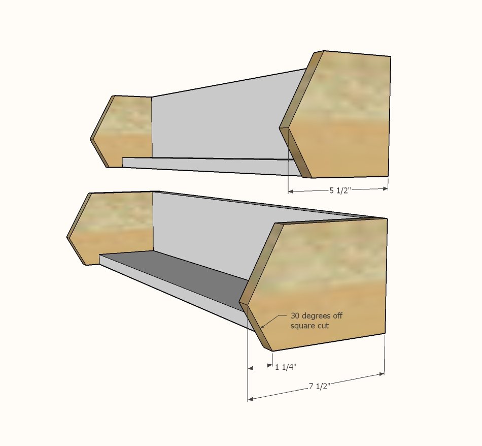 Produce Bin Wall Shelf — step 2