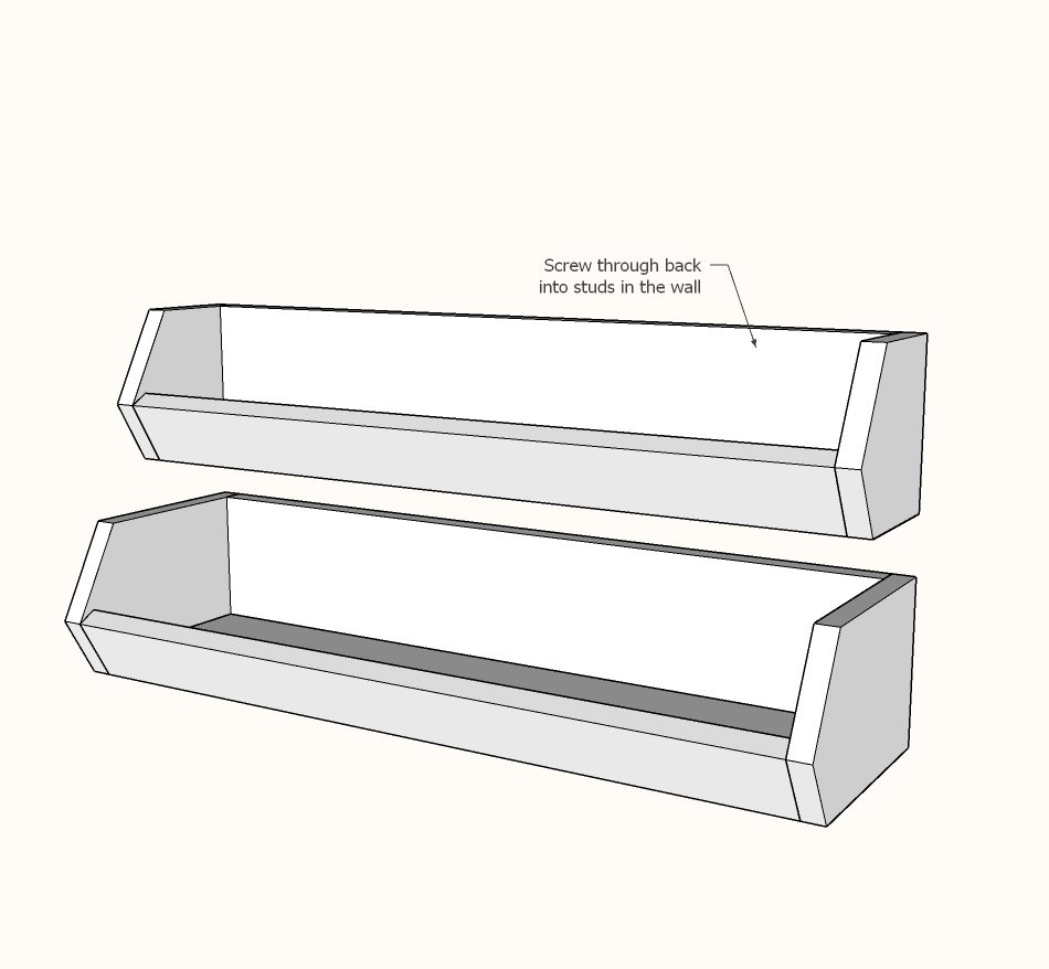 Produce Bin Wall Shelf — step 4