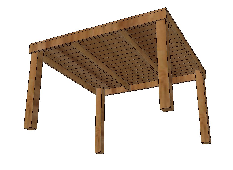 Pub/Counter Height Table (Seats 8) — step 5