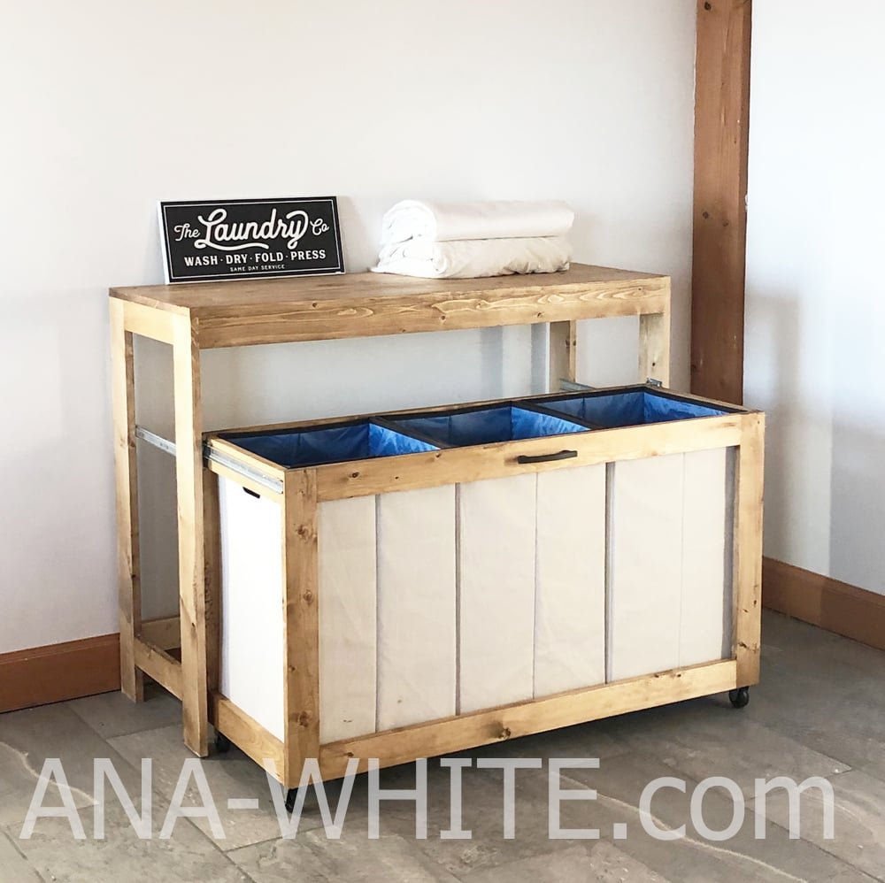 Pull Out Sorting Laundry Station