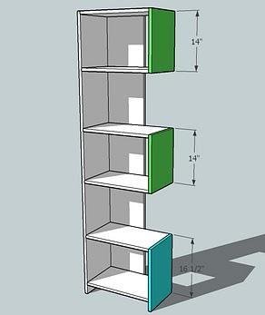 Puzzle Bookcase — step 3