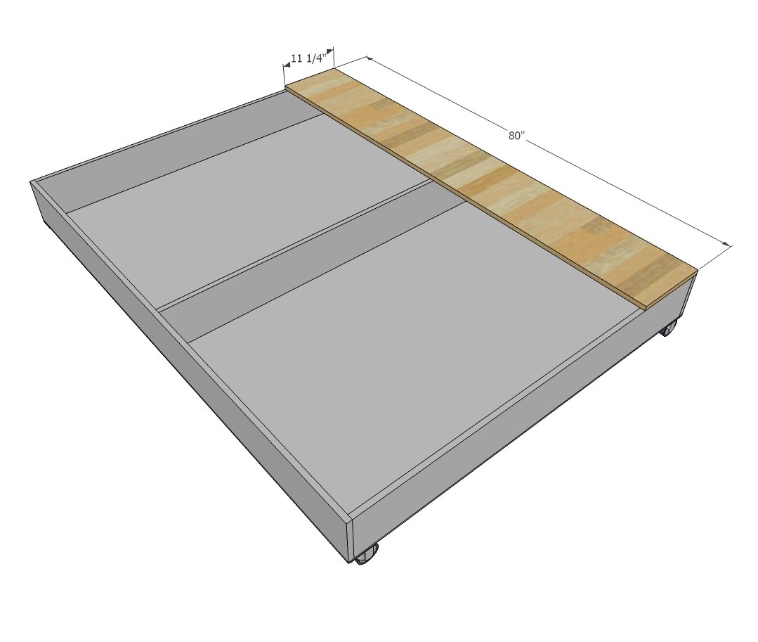 Queen Size Lift Storage Bed — step 5