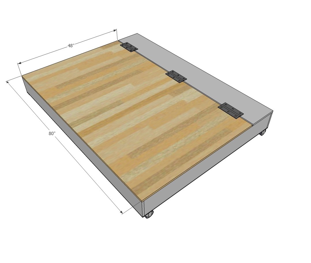 Queen Size Lift Storage Bed — step 6