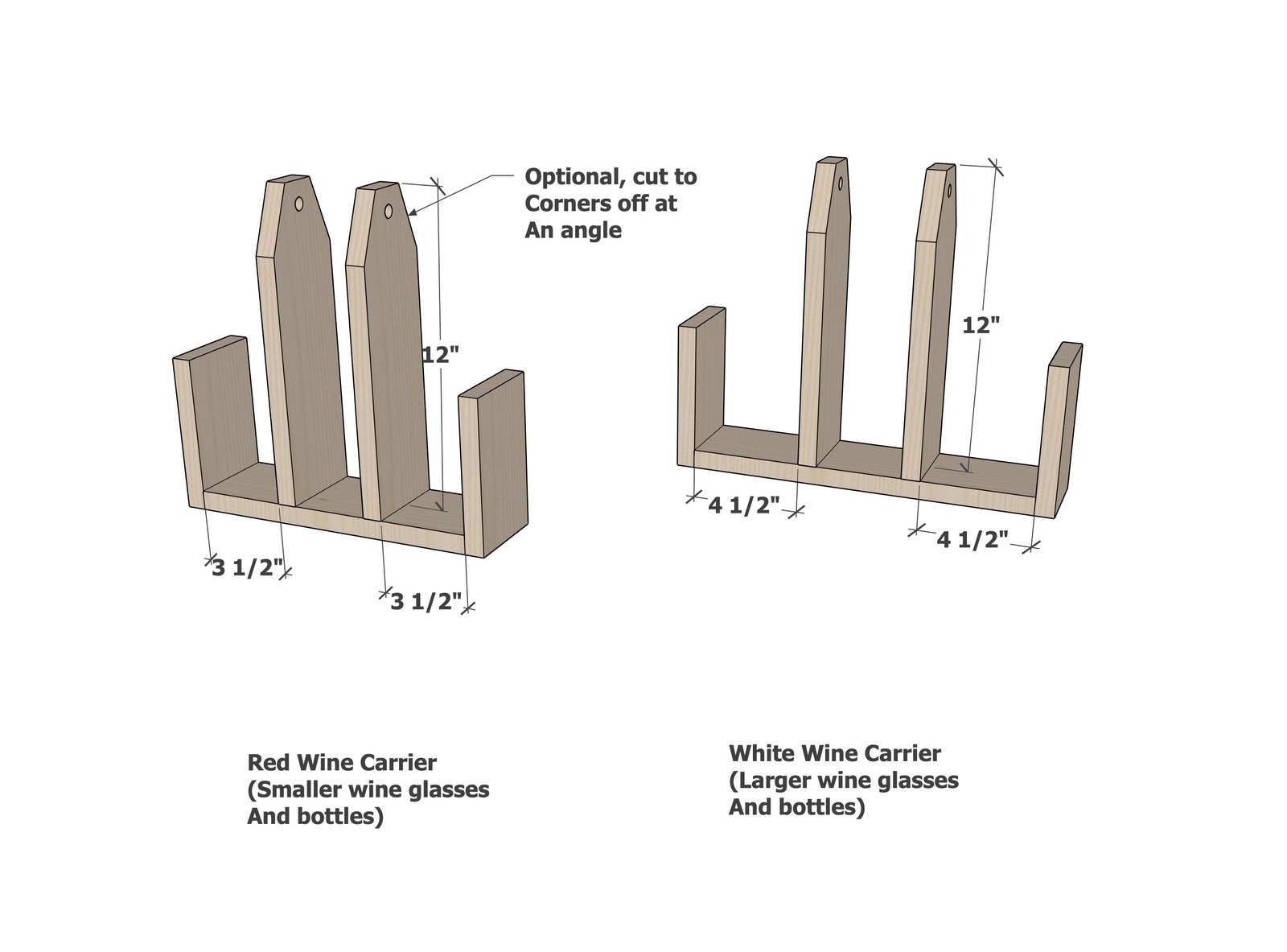 Quick-Build Wine Bottle & Glass Holder — step 2