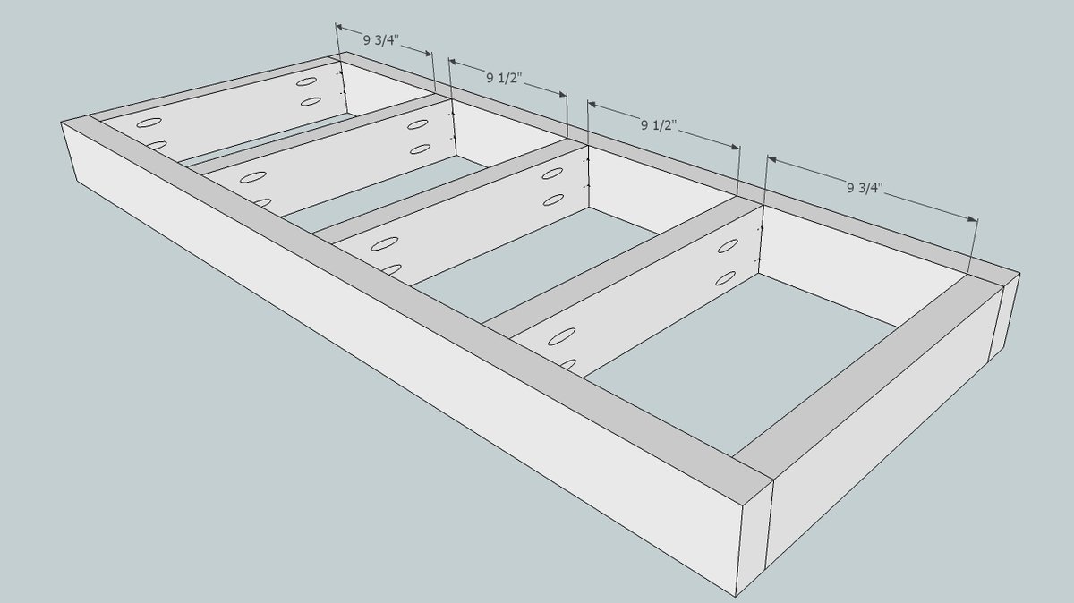 Raised Planter Box with Bottom Shelf — step 2
