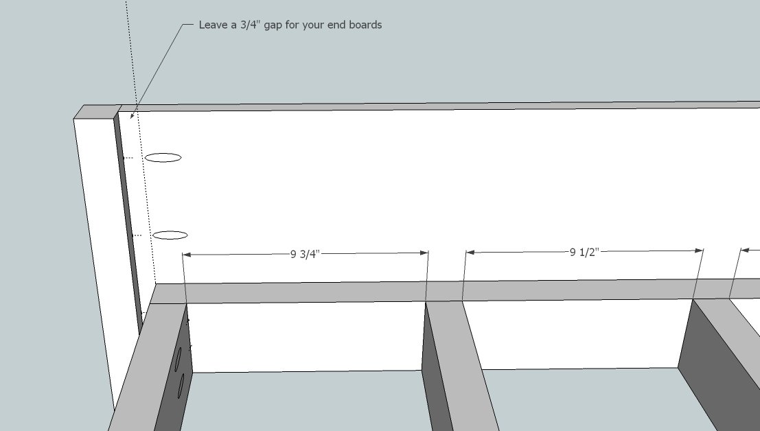 Raised Planter Box with Bottom Shelf — step 3