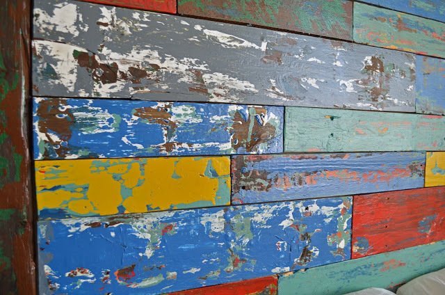 Reclaimed Boat Wood Finish — step 2