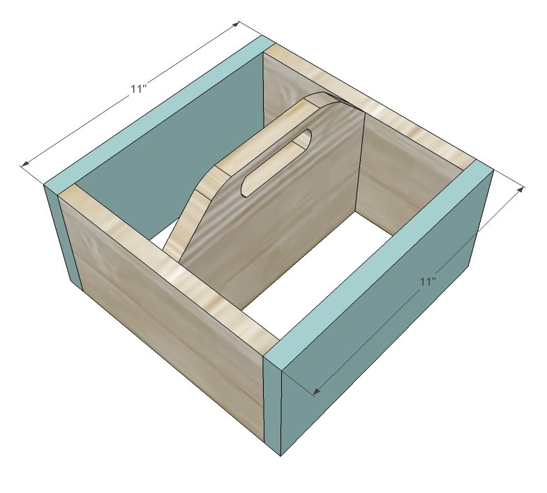 Reclaimed Soda Crate Caddy — step 3
