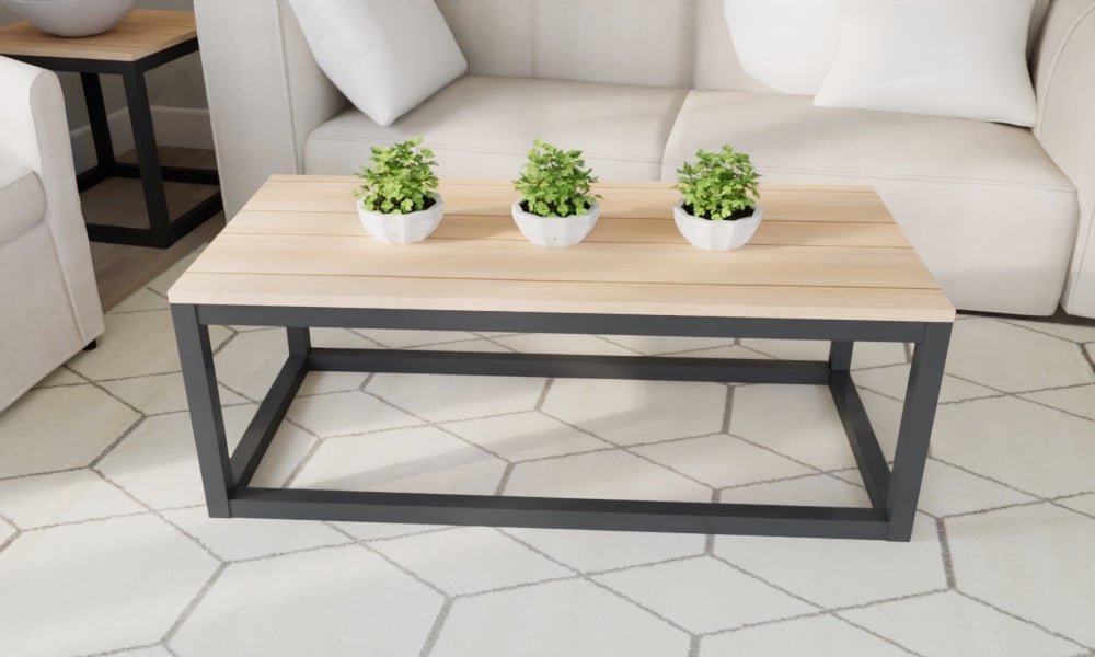 Rectangle Box Frame Coffee Table