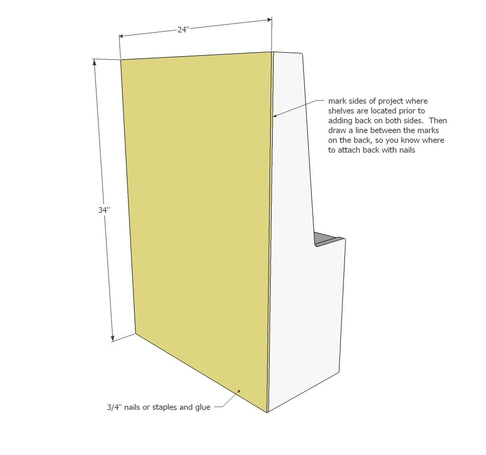 Retro Wood Toy Pretend Play Kitchen Dish Hutch — step 4