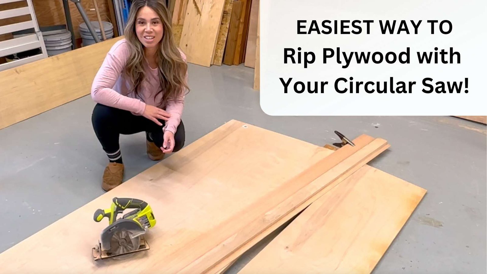 Rip Jig for Circular Saw