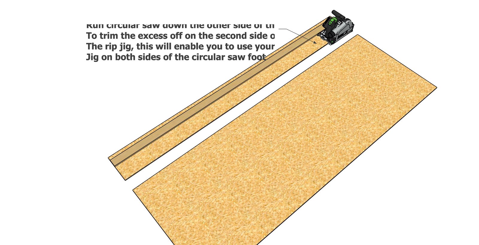 Rip Jig for Circular Saw — step 3