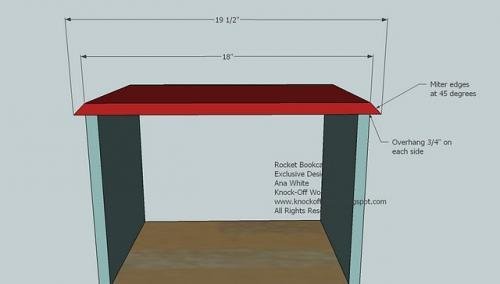 Rocket Bookcase — step 4