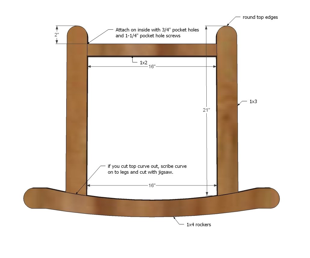 Rocking Moses Basket Stand — step 2