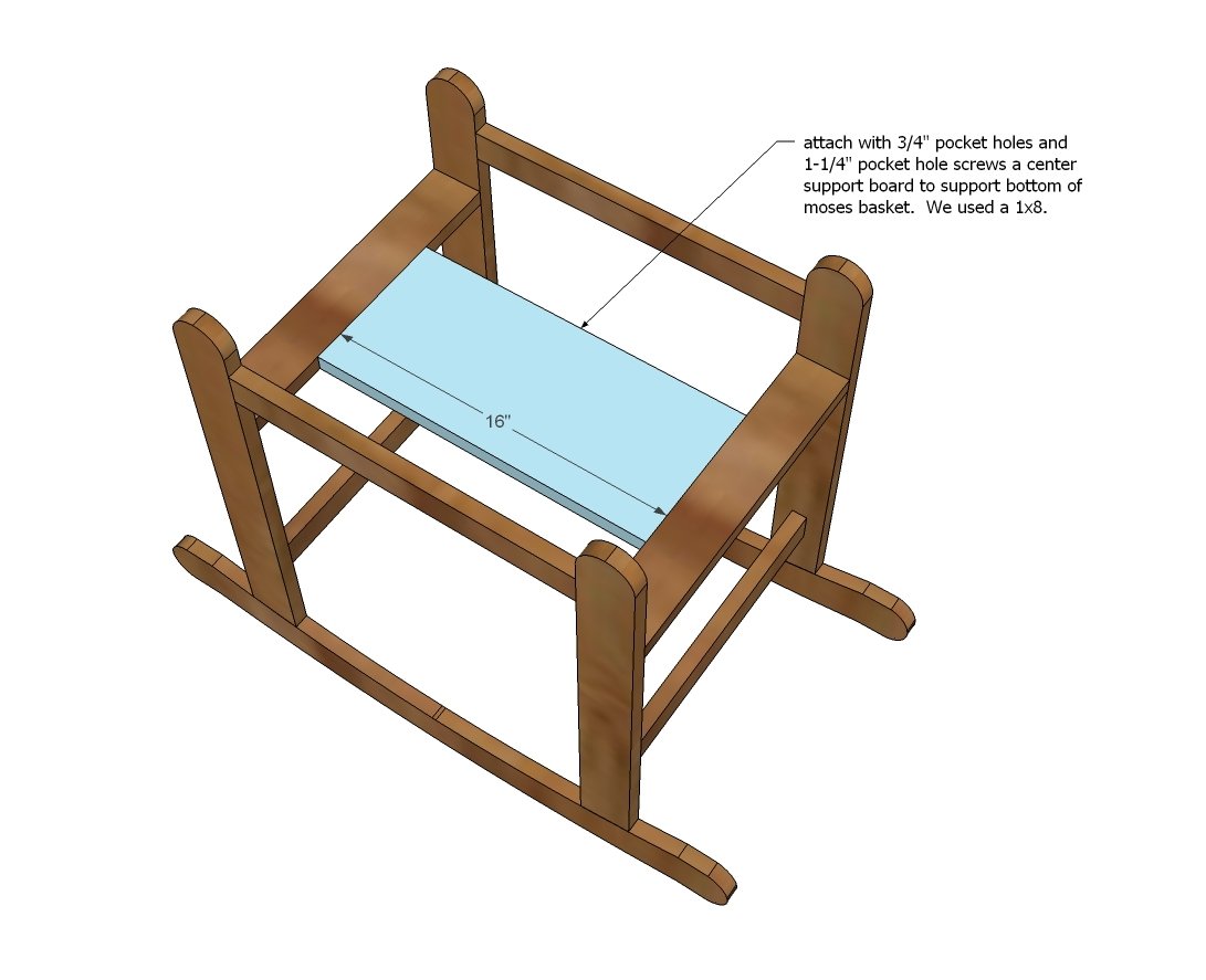 Rocking Moses Basket Stand — step 4