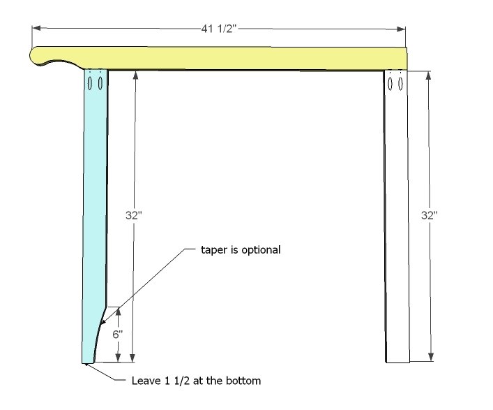 Rolling Bar Cart with Removable Tray — step 1