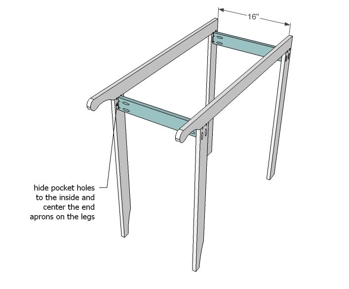 Rolling Bar Cart with Removable Tray — step 2