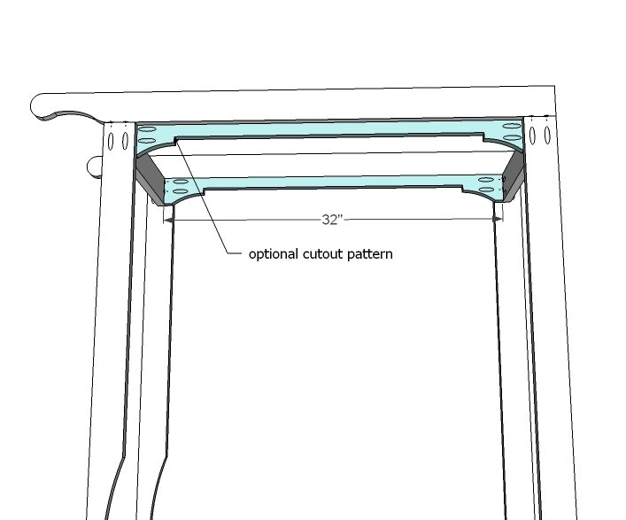Rolling Bar Cart with Removable Tray — step 3