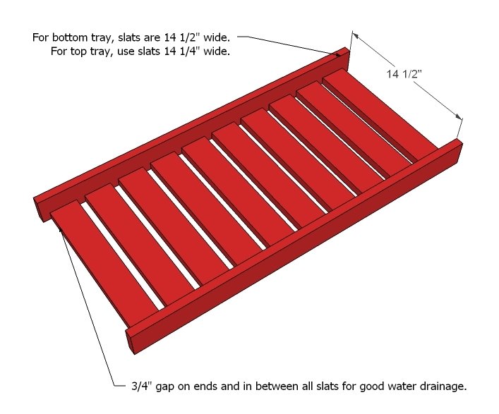 Rolling Bar Cart with Removable Tray — step 4