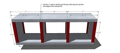 Rolling Cubby Bench — step 3