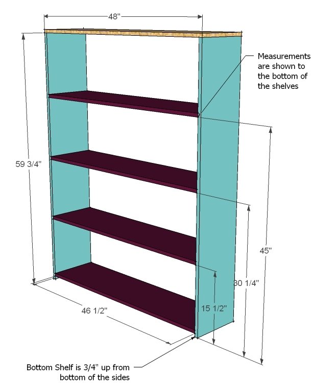 Rolling Room Divider Cubbies — step 2