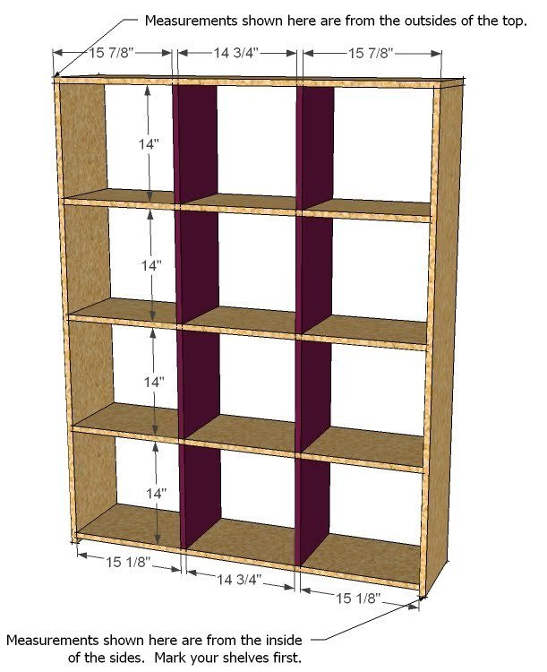 Rolling Room Divider Cubbies — step 3