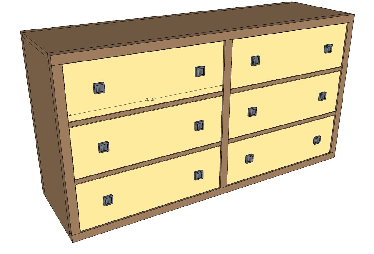 Rolling Rustic Wood Dresser — step 9